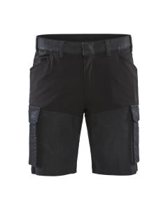 Service short met denim stretch