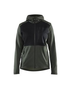 Dames hoodie met hele rits