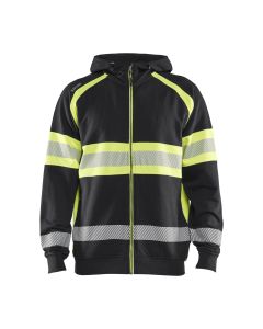 Hooded sweatshirt High vis