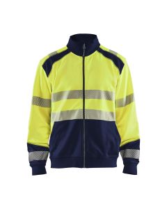 Sweatshirt met rits High Vis