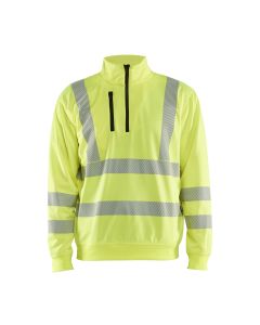 High Vis Sweatshirt halve rits