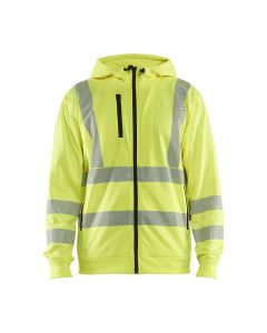 High Vis Hoodie met rits