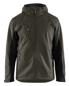 Softshell jack met capuchon