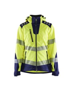 Dames Softshell jack High Vis