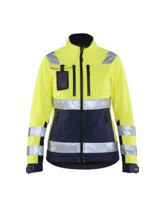 Dames Softshell jack High Vis