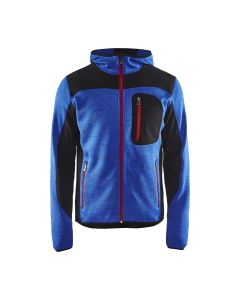 Gebreid vest met softshell