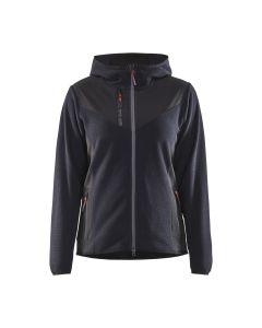 Gebreid damesjack met softshell