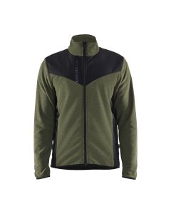 Gebreid vest met softshell