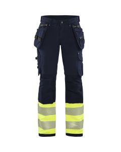 Dames High Vis werkbroek 4-weg stretch