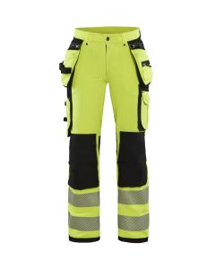 Dames werkbroek High Vis 4-weg stretch