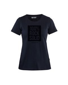 Dames T-shirt Limited 'Rock Solid'