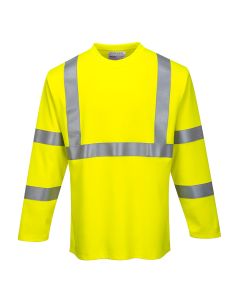 Vlamvertragend Hi-Vis T-Shirt met lange mouwen