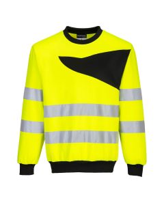 PW2 Hi-Vis Sweatshirt met ronde hals