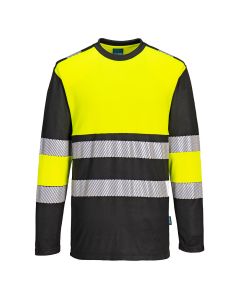 PW3 Hi-Vis T-Shirt lange mouw klasse 1 