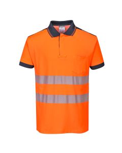 PW3 Hi-Vis Poloshirt Korte Mouw 