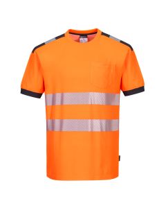 PW3 Hi-Vis Vision T-Shirt Korte Mouw 