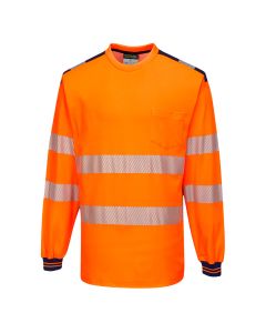 PW3 Hi-Vis T-shirt met lange mouw